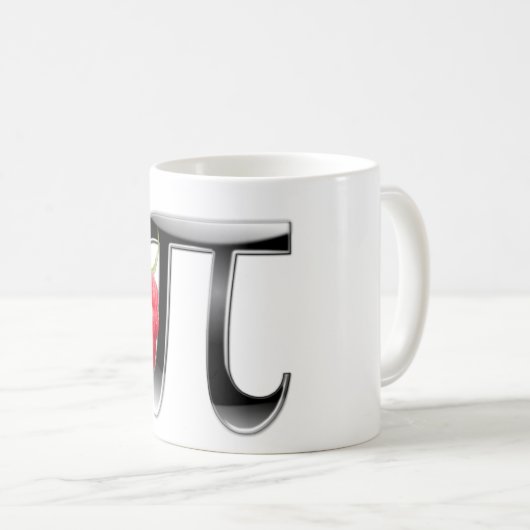 Rasbperry- en Pi-symbool Koffiemok (Voorkant rechts)