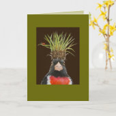 Rasbraseik/grasklompenkaart voor roos kaart (Gele Bloem)