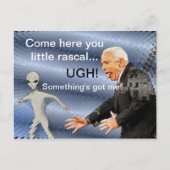 Rascal Alien Briefkaart (Voorkant)