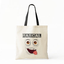 Rascal Bold Typography Canvas tas – brutaal en spe