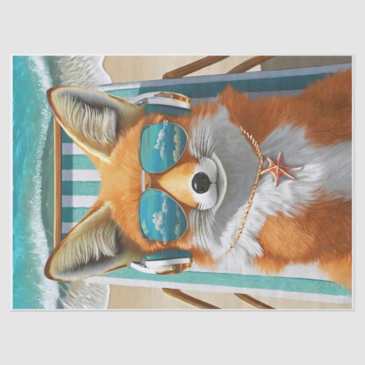 Rascal Fox, dag twee-Shirt vrij Tissuepapier (Voorkant)