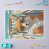 Rascal Fox, dag twee-Shirt vrij Tissuepapier (Craft)