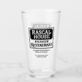 Rascal House Familie Restaurant, Lincolnwood, IL Glas (Voorkant)
