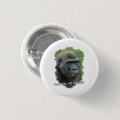 Rascal op het hart ronde button 3,2 cm (Voorkant /achterkant)