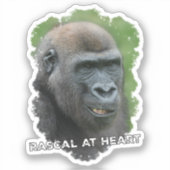 Rascal op het hart sticker (Voorkant)