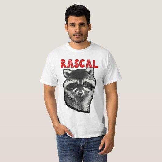 Rascal Raccoon T-shirt (Voorkant volledig)