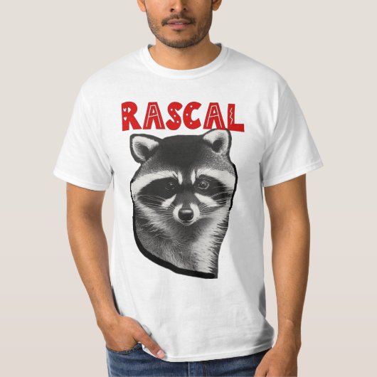 Rascal Raccoon T-shirt (Voorkant)