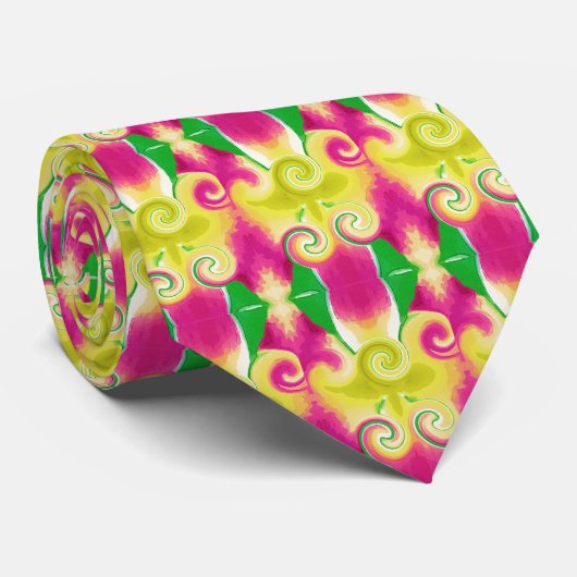 Rascal Robbie's Dapper Florial Stropdas (Opgerold)