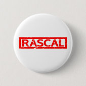 Rascal Stamp Ronde Button 5,7 Cm (Voorkant)