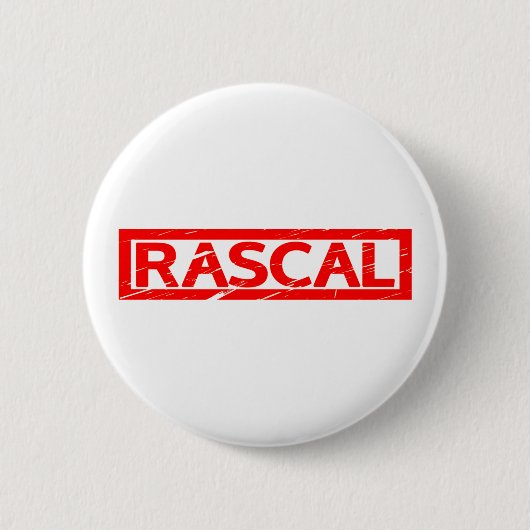 Rascal Stamp Ronde Button 5,7 Cm (Voorkant)