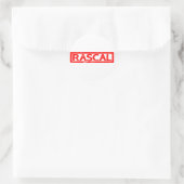 Rascal Stamp Ronde Sticker (Tas)
