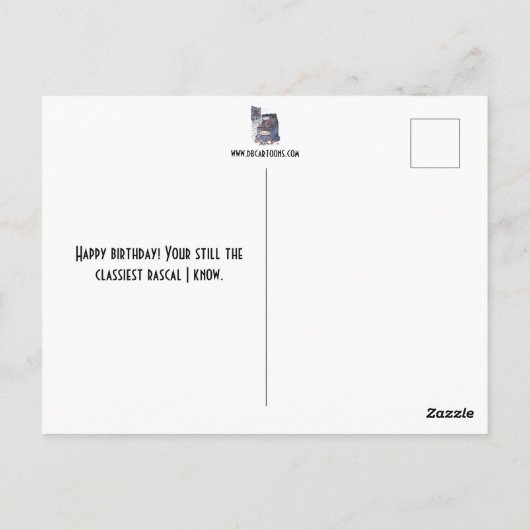 Rascals  briefkaart (Achterkant)