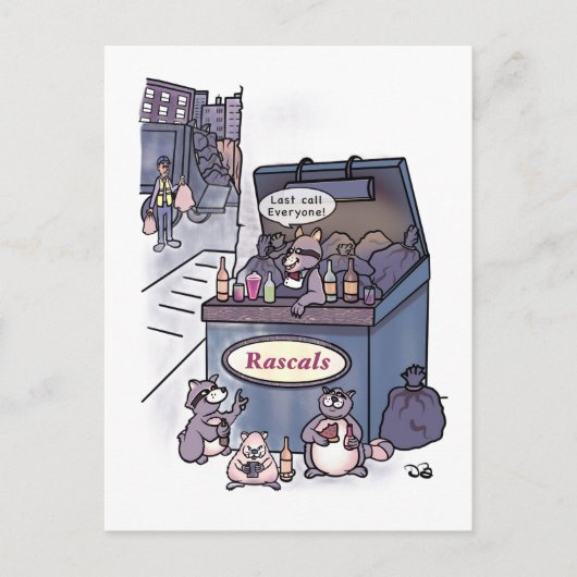 Rascals  briefkaart (Voorkant)