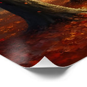 Raschelndes Herbstlaub im Wind Perfect Poster (Hoek)