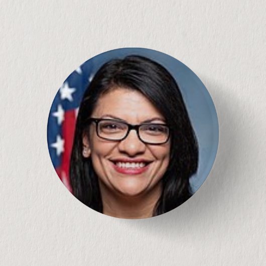 Rashida Tlaib Button (Voorkant)
