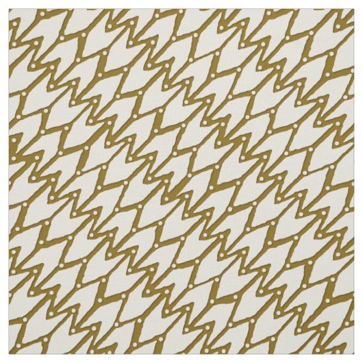 Rashmi ikat bronze ivoor stof (Swatch)