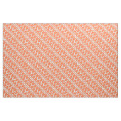 Rashmi ikat white tangerine stof (Fat Quarter)