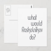 Raskolnikov Briefkaart (Voorkant / Achterkant)