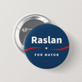 Raslan voor burgemeester Button (Voorkant /achterkant)