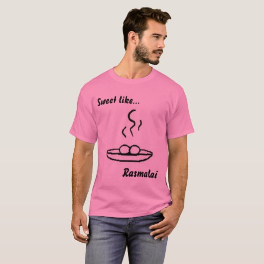 rasmalai (4), zoet..., Rasmalai T-shirt (Voorkant volledig)