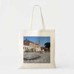 Rasnov Market Square uitzicht canvas tas