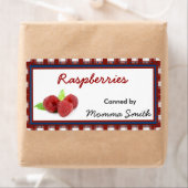 Raspberry aangepaste inblikken etiketten (Insitu)