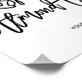 Raspberry Almond Torte Sign Poster (Hoek)