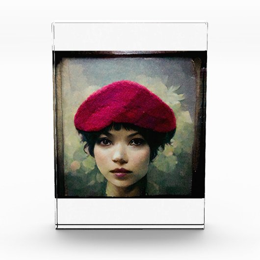 Raspberry Beret Fotoblokken (Voorkant)