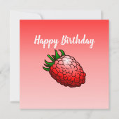 Raspberry Birthday Kaart (Voorkant)