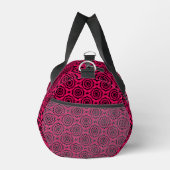 Raspberry Black Flower Naadloos Patroon Plunjezak (Rechts)