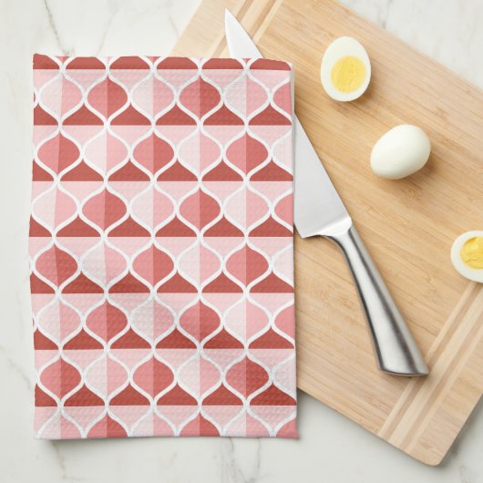 Raspberry Blush Theedoek (Quarter Fold)
