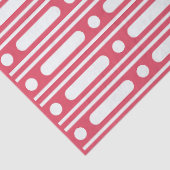 Raspberry Bone Inlay Dots Border Decoupage Paper Tissuepapier (Detail)