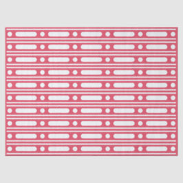 Raspberry Bone Inlay Dots Border Decoupage Paper Tissuepapier