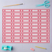 Raspberry Bone Inlay Dots Border Decoupage Paper  Tissuepapier (Craft)