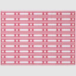 Raspberry Bone Inlay Dots Border Decoupage Paper  Tissuepapier