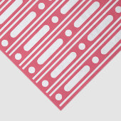 Raspberry Bone Inlay Dots Bordr Decoupage Paper Tissuepapier (Detail)