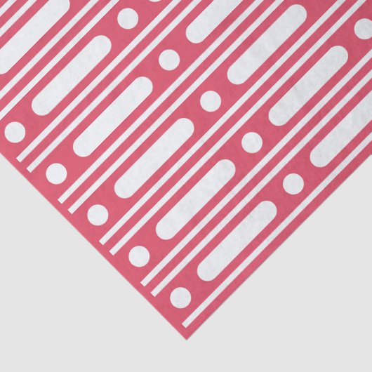 Raspberry Bone Inlay Dots Bordr Decoupage Paper Tissuepapier (Detail)