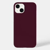 Raspberry Bourgogne, Solid Bourgogne Case-Mate iPhone Case (Achterkant)