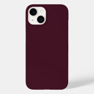 Raspberry Bourgogne, Solid Bourgogne Case-Mate iPhone 14 Hoesje