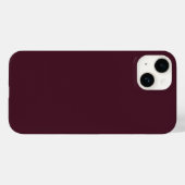 Raspberry Bourgogne, Solid Bourgogne Case-Mate iPhone Case (Achterkant (horizontaal))