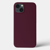 Raspberry Bourgogne, Solid Bourgogne Case-Mate iPhone Case (Achterkant)