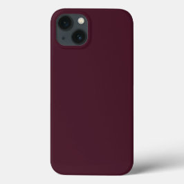 Raspberry Bourgogne, Solid Bourgogne Case-Mate iPhone Case