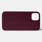 Raspberry Bourgogne, Solid Bourgogne Case-Mate iPhone Case (Achterkant (horizontaal))