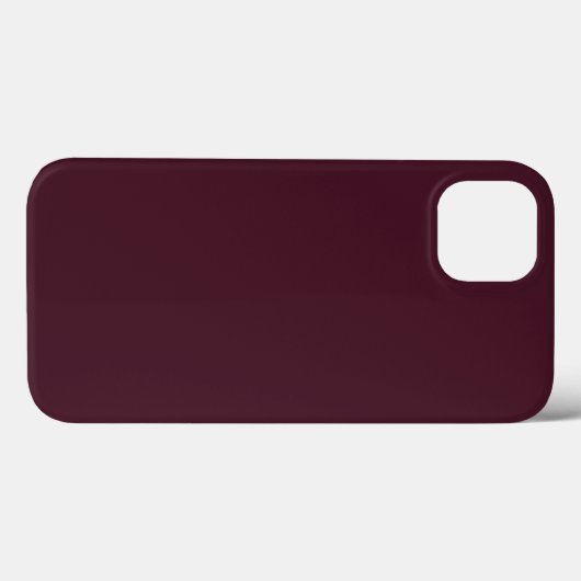 Raspberry Bourgogne, Solid Bourgogne Case-Mate iPhone Case (Achterkant (horizontaal))