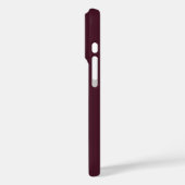 Raspberry Bourgogne, Solid Bourgogne Case-Mate iPhone Case (Achterkant / Links)
