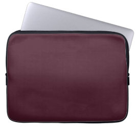 Raspberry Bourgogne, Solid Bourgogne Laptop Sleeve
