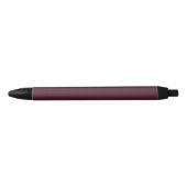 Raspberry Bourgogne, Solid Bourgogne Zwarte Inkt Pen (Voorkant)