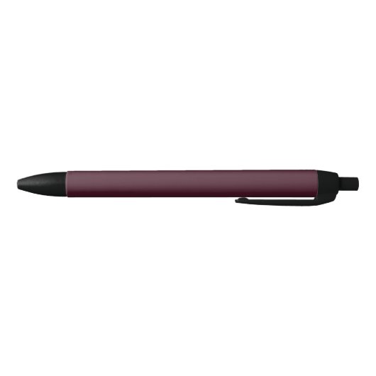 Raspberry Bourgogne, Solid Bourgogne Zwarte Inkt Pen (Bodem)