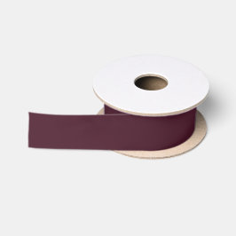 Raspberry Burgundy | Solid Burgundy Satijnen Lint