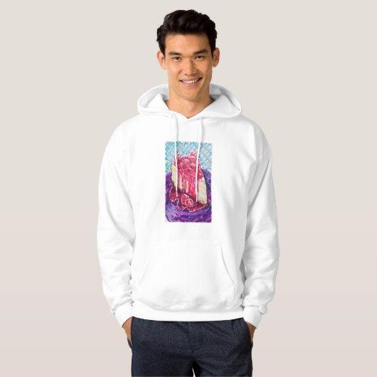 Raspberry Cake Hoodie (Voorkant volledig)